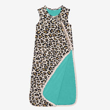 Load image into Gallery viewer, Posh Peanut - Lana Leopard - .5 Tog Sleeveless Ruffled Sleep Bag