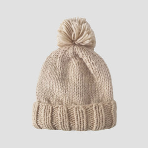 Classic Pom Hat - Latte