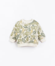 Load image into Gallery viewer, Play Up - Organic Leaf Print Sweatshirt - Reed