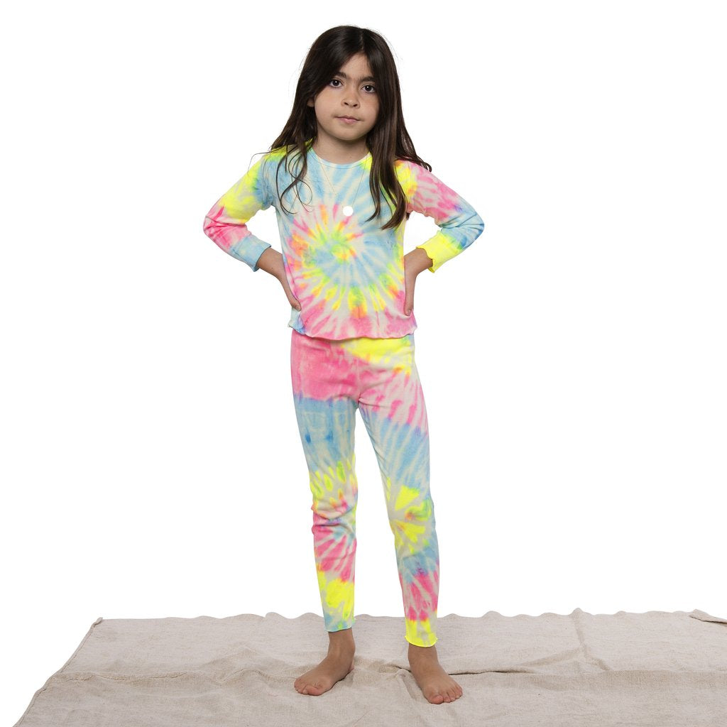 Fairwell - Luxe Legging - Neon Spiral