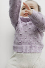 Load image into Gallery viewer, Jamie Kay - Dotty Knit - Lilac Fleck
