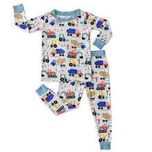 Load image into Gallery viewer, Little Sleepies - Construction 2 Piece Pajama Set
