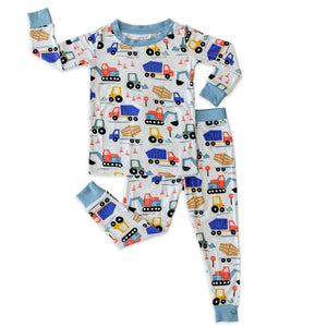 Little Sleepies - Construction 2 Piece Pajama Set