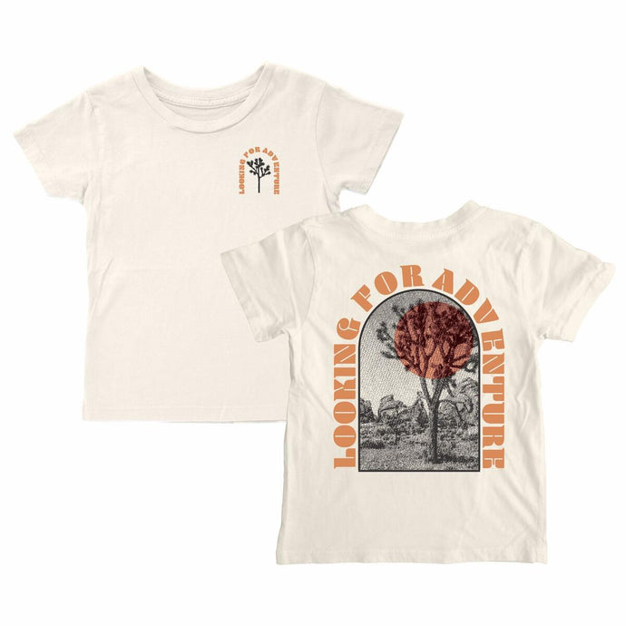 Tiny Whales - Looking For Adventure Tee - Natural