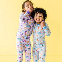 Load image into Gallery viewer, Little Sleepies - Blueberry Ice Cream Social - Two-Piece Bamboo Viscose Pajama Set
