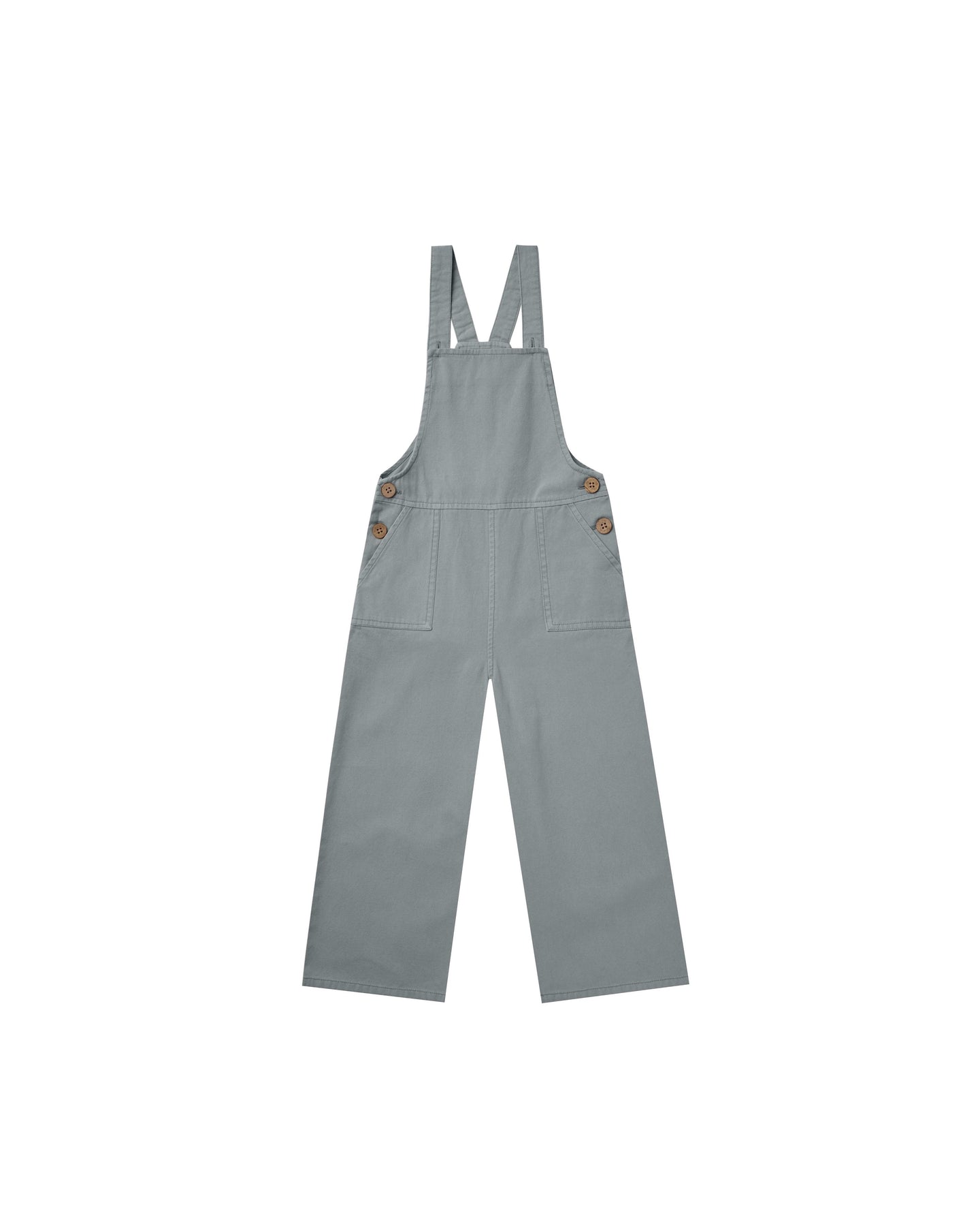 Rylee + Cru - Wide Leg Overall - Dusty Blue