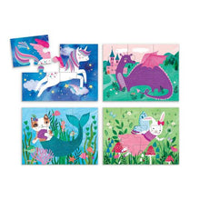 Load image into Gallery viewer, Mudpuppy - 4 in a Box PUZZLE SET - Magical Friends