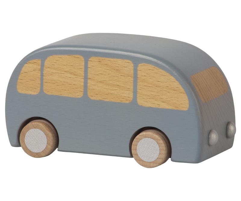Maileg - Wooden Bus - Blue