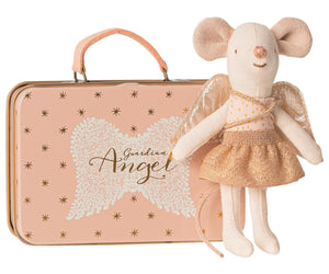 Maileg - Guardian Angel in Suitcase - Little Sister Mouse