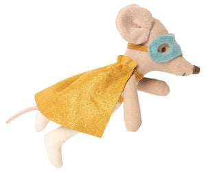 Maileg - Superhero Mouse - Little Brother in Suitcase