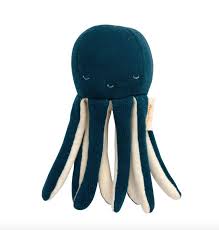 Organic Octopus Baby Rattle