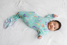 Load image into Gallery viewer, Littlesleepies - Mermaid Magic Bamboo Viscose Infant Knotted Gown