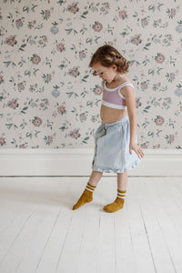 Midi Skirt - Light Wash Denim