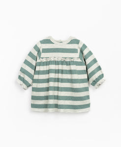 Play Up - Organic Stripe Knit Dress - Minho Melange