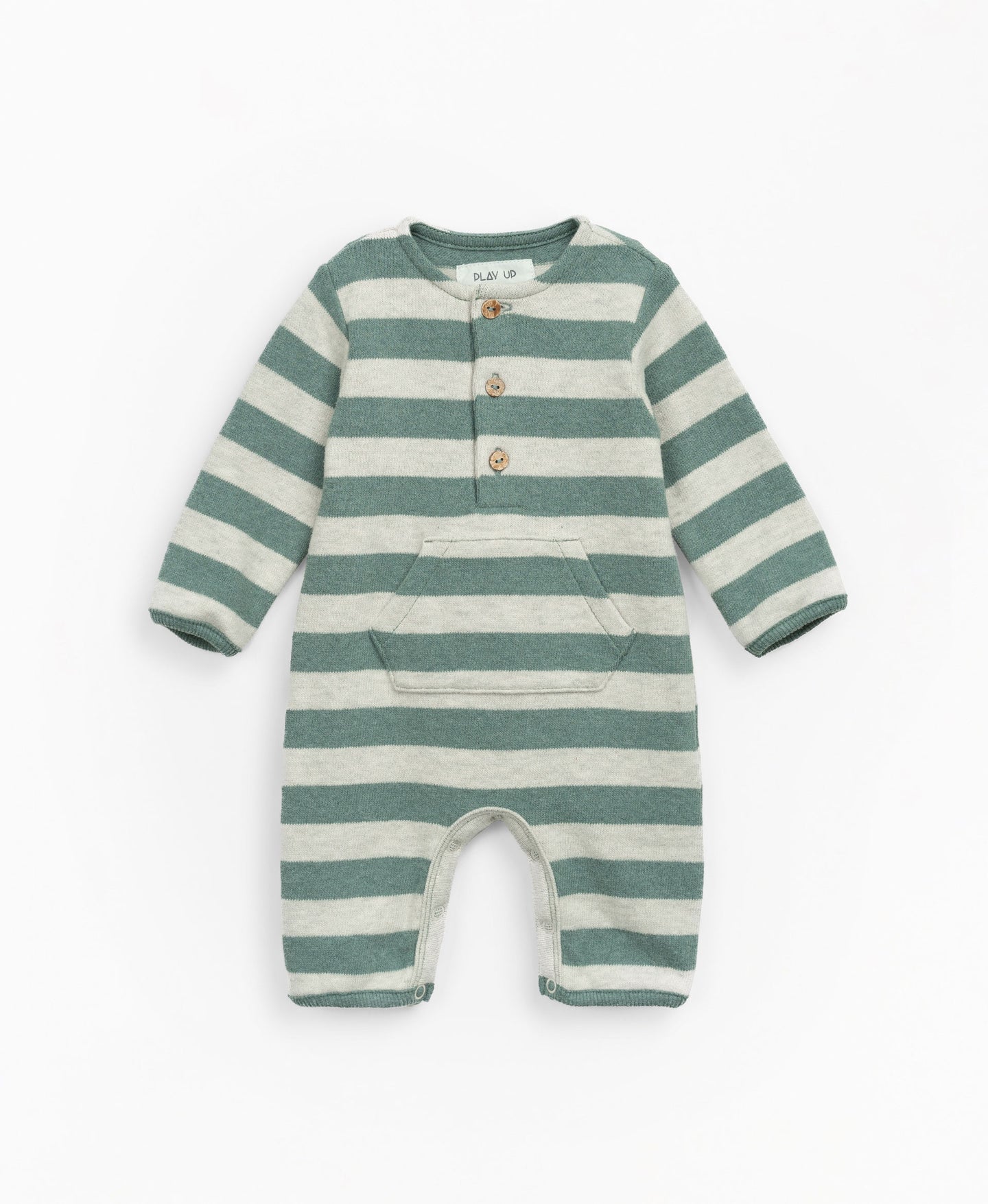 Play Up - Organic Knit Striped Jumpsuit - Minho Melange