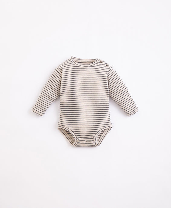 Recycled Ribbed Stripe Bodysuit - Miro