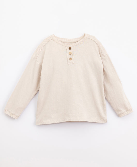 PLAYUP - Organic LS Henley Top - Miro