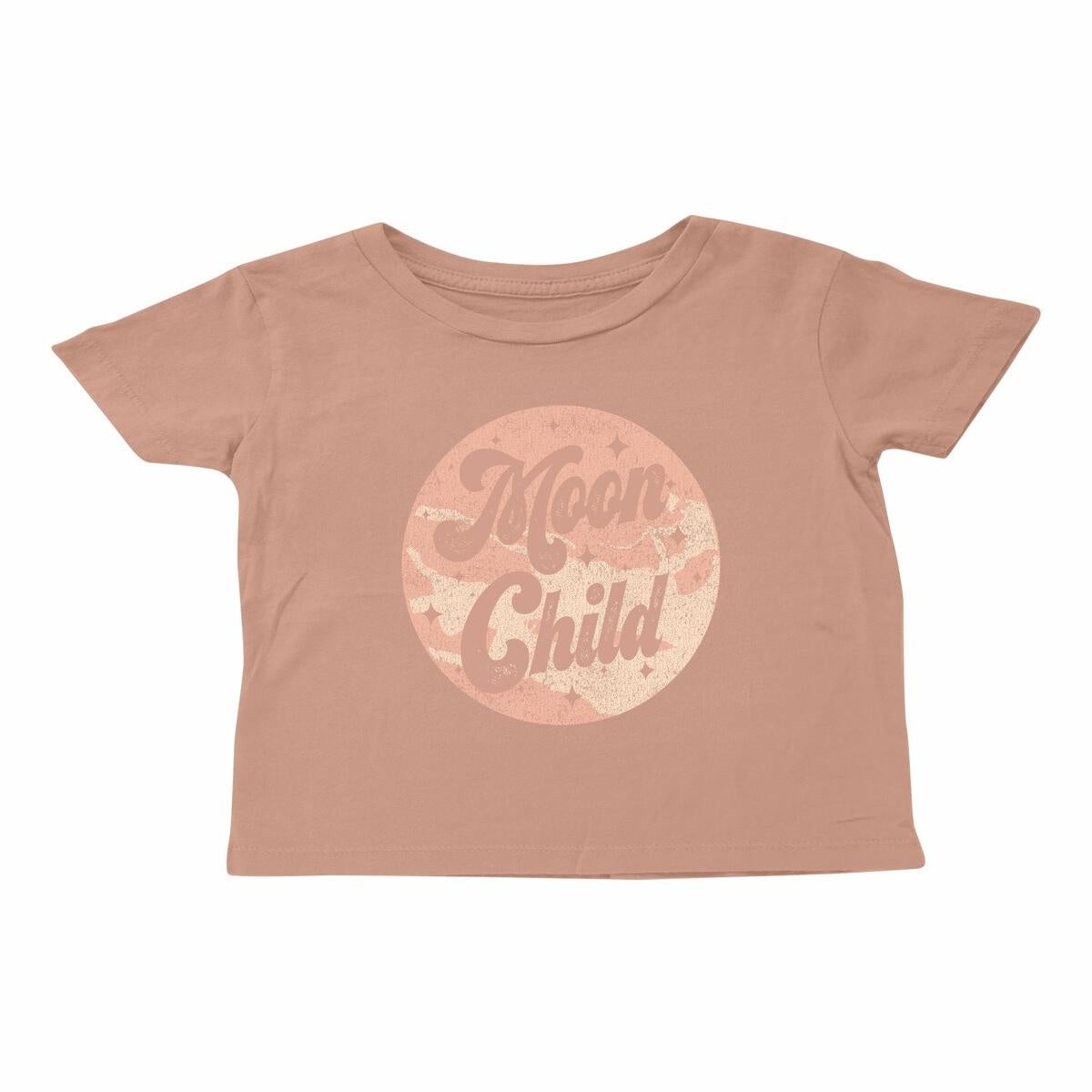 Tiny Whales - Moon Child Tee - Pink Clay