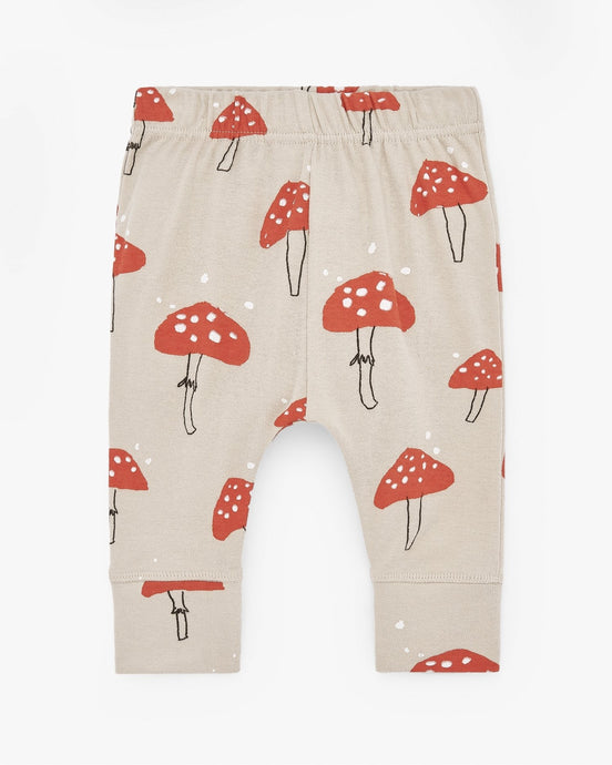 Nadadelazos - Organic Baby Pants - Magic Mushrooms