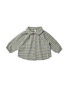 Rylee + Cru - Nellie Top - Marine Gingham