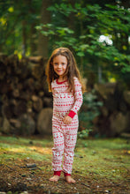 Load image into Gallery viewer, Pajamas For Peace - Nordic Kids Neutral 2 Piece Pajama Set - Red