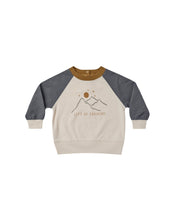 Load image into Gallery viewer, Rylee + Cru - Raglan Sweatshirt - Let&#39;s Go Adventure - Natural