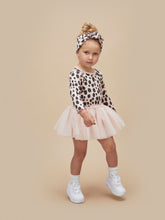 Load image into Gallery viewer, Huxbaby - Ocelot Rib Long Sleeve Ballet Onesie - Bright Rose