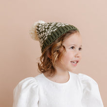 Load image into Gallery viewer, Snow Fall Hat - Olive