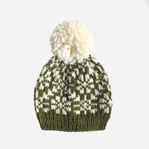 Snow Fall Hat - Olive