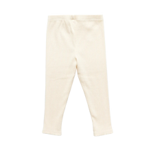 Load image into Gallery viewer, Pink Chicken - Girls Organic Rib Legging - Cream