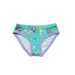 Little Sleepies - Mermaid Magic Girl's Bamboo Viscose Brief Underwear - 3 Pack