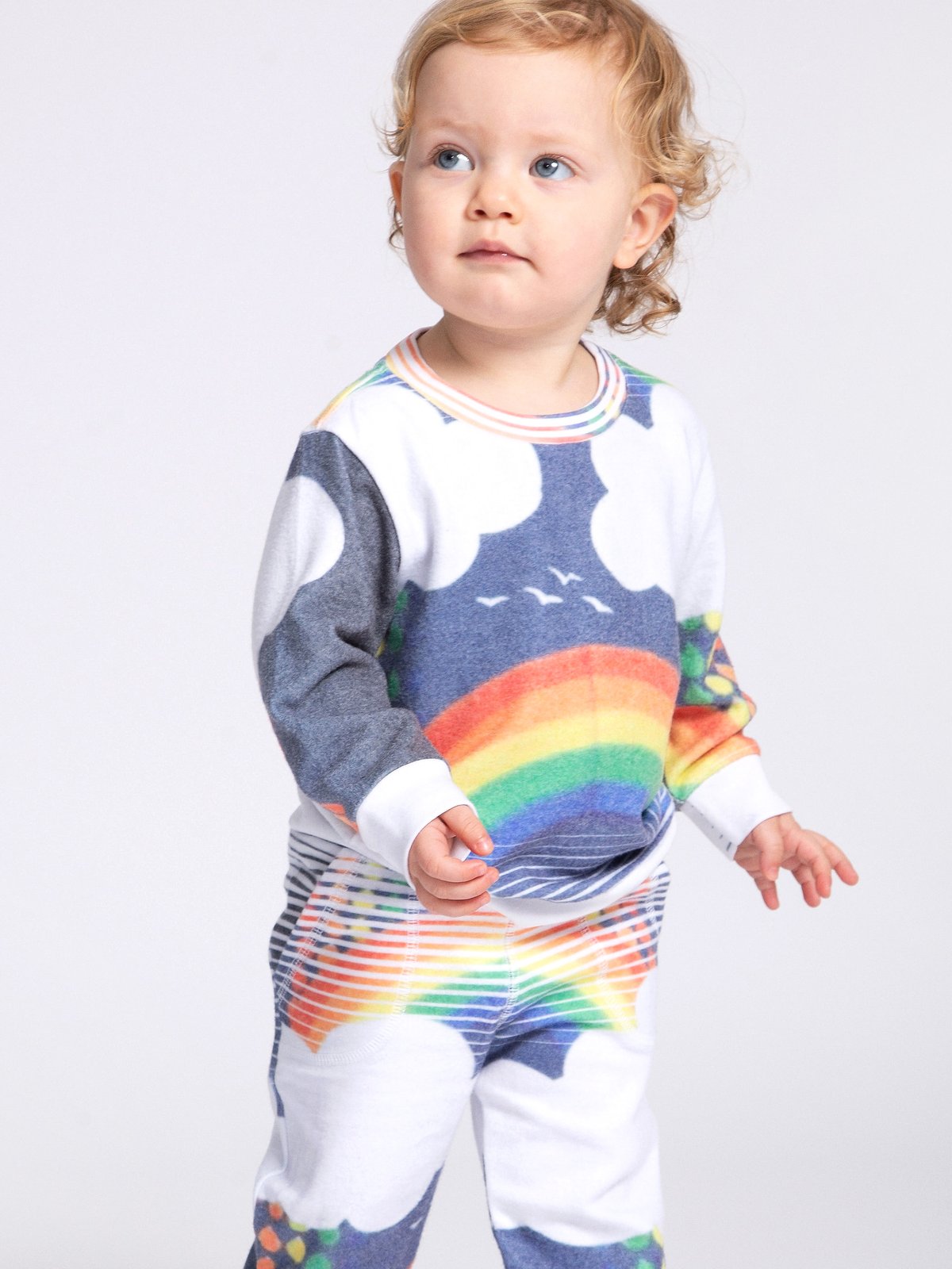 Sol Angeles - Over the Rainbow Hacci Pullover Infant