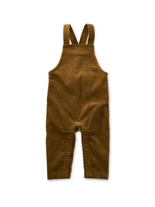 Tea Collection - Corduroy Baby Overalls - Raw Umber