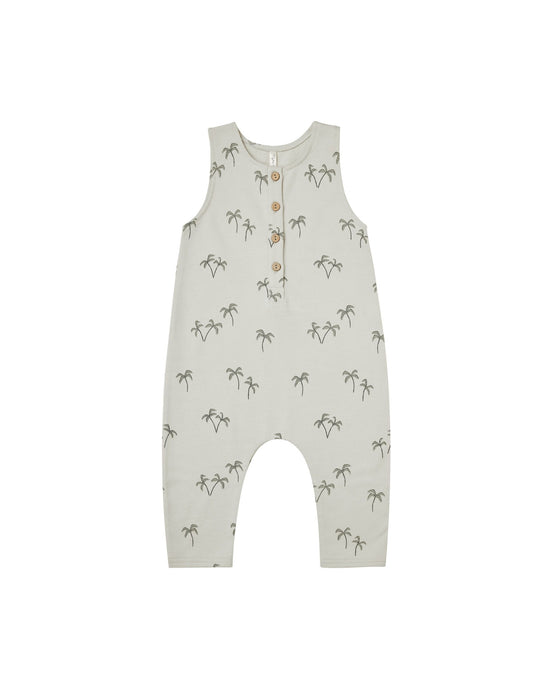 Rylee + Cru - Terry Jumpsuit - Palms