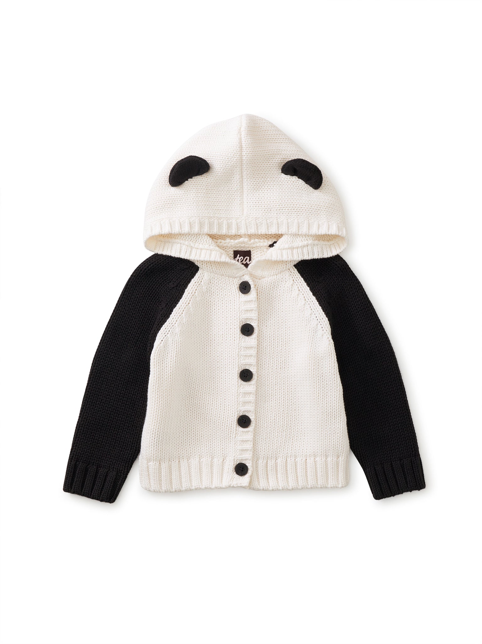 Tea Collection Panda Hooded Baby Sweater