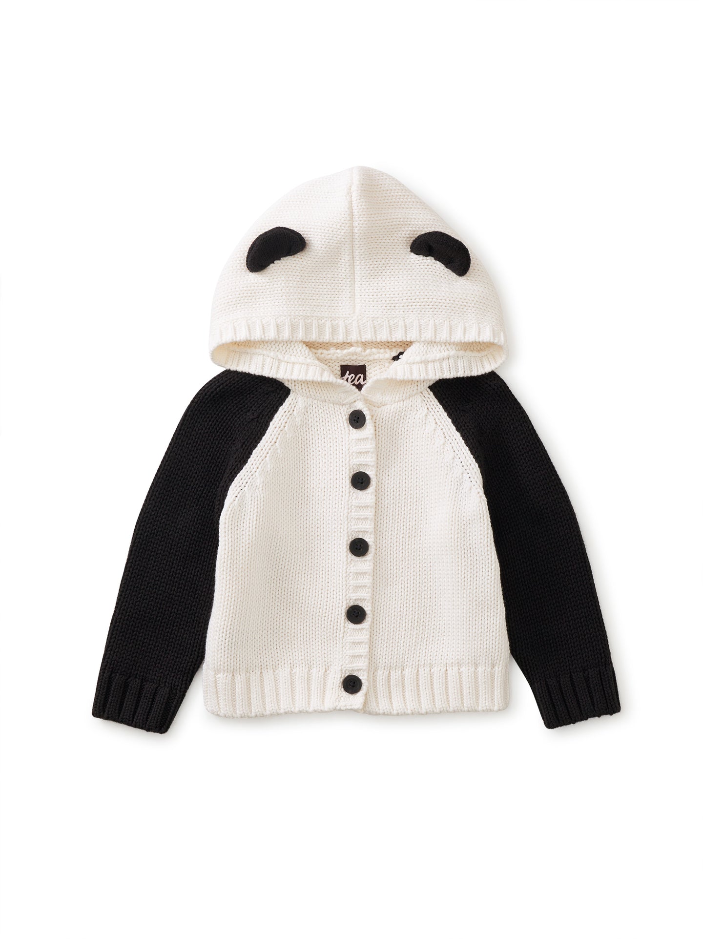 Tea Collection - Panda Hooded Baby Sweater