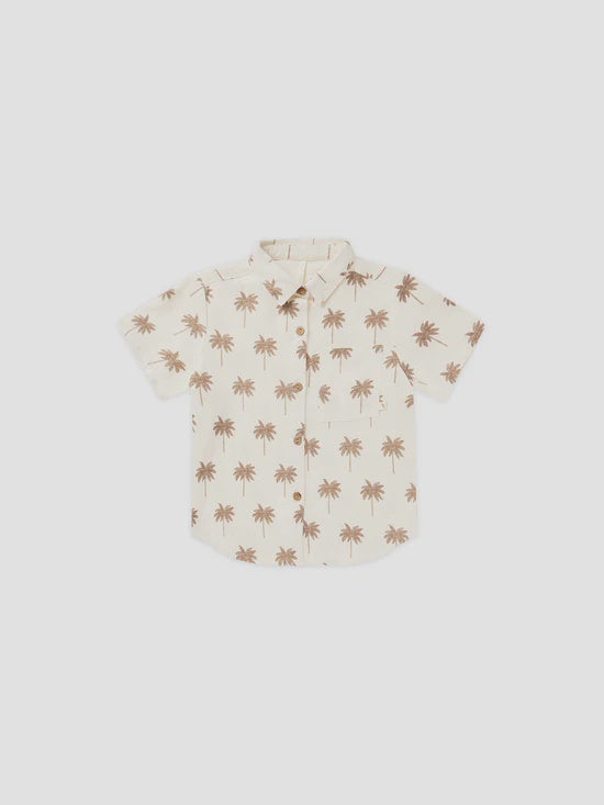 Rylee + Cru - Collared Short Sleeve Shirt - Paradise