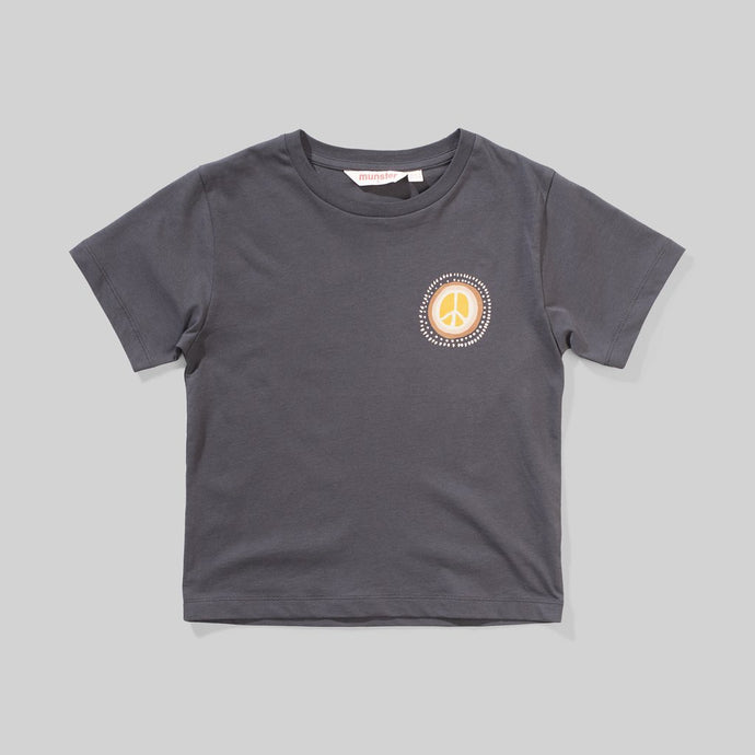 Munsterkids - Peace Tee - Soft Black