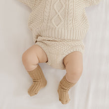 Load image into Gallery viewer, Quincy Mae - Organic Cable Knit Sweater - Pebble