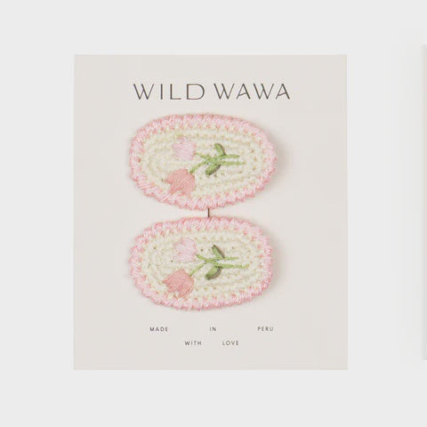 Wild Wawa - Tulip Clip Set - Pink