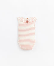 Load image into Gallery viewer, Play Up - Organic Ruffle Neck One Piece - Pink Stripe
