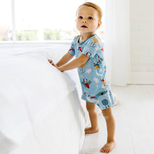 Load image into Gallery viewer, Little Sleepies - Fly Away With Me Two-Piece Short Sleeve &amp; Shorts Bamboo Viscose Pajama Set
