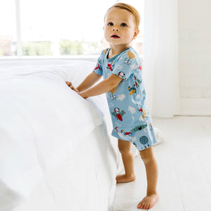 Little Sleepies - Fly Away With Me Two-Piece Short Sleeve & Shorts Bamboo Viscose Pajama Set