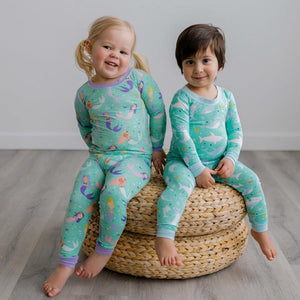 Little Sleepies - Mermaid Magic Two-Piece Bamboo Viscose Pajama Set