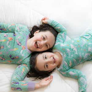 Little Sleepies - Shark Soiree Two-Piece Bamboo Viscose Pajama Set
