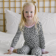 Load image into Gallery viewer, Little Sleepies - Snow Leopard - Two-Piece Bamboo Viscose Pajama Set