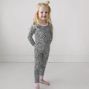 Little Sleepies - Snow Leopard - Two-Piece Bamboo Viscose Pajama Set