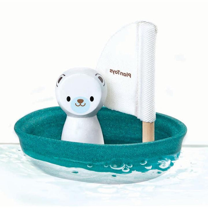 Plan Toys - Sailing Boat - Polar Bear