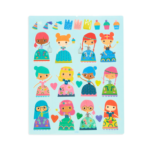Play Again Reusable Sticker Scenes - Princess Garden