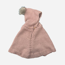 Load image into Gallery viewer, Poncho With Hood - Blush